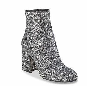 Glittery ankle boots- worn once
